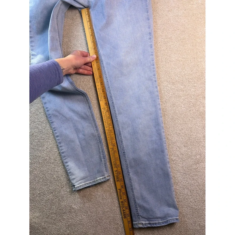 PacSun Slim Jeans Mens 30x32‎ Light Blue Stretch Denim Casual Preppy